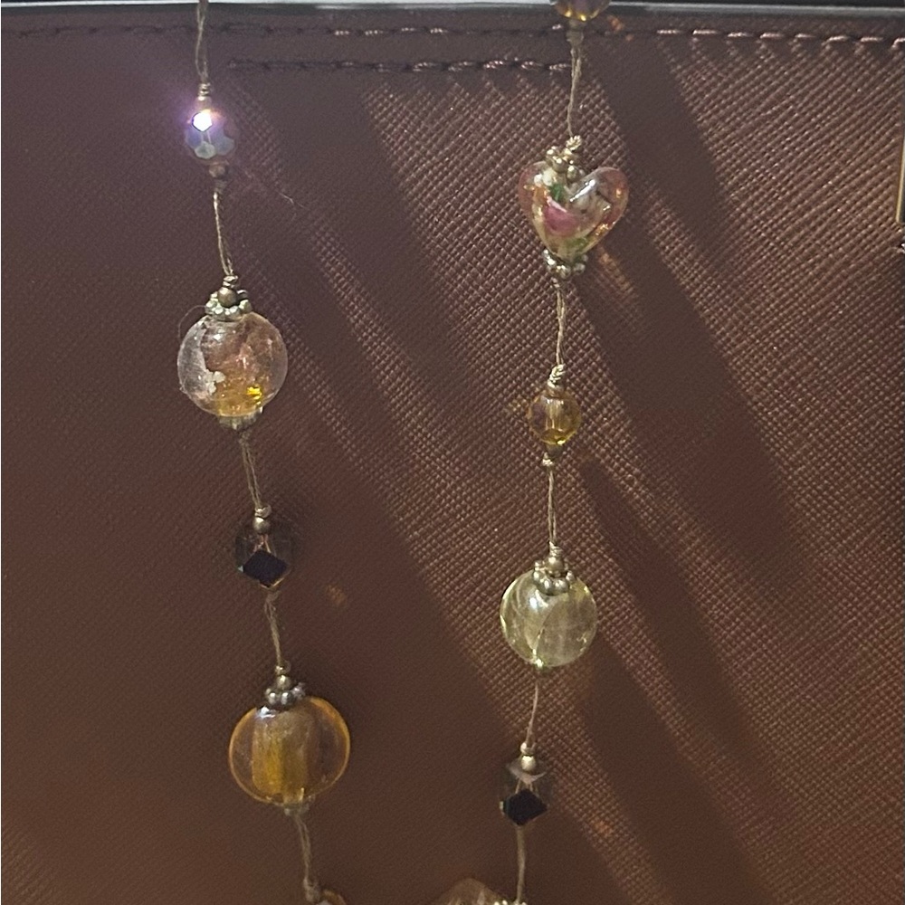 Elegant Gold Beaded Necklace and Bracelet